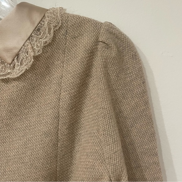 Vintage Marc Jacobs Fitted Cashmere Blouse with Back Zipper  - Grey - Picture 8 of 13